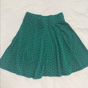 Women Circle Green Skirt- Size M